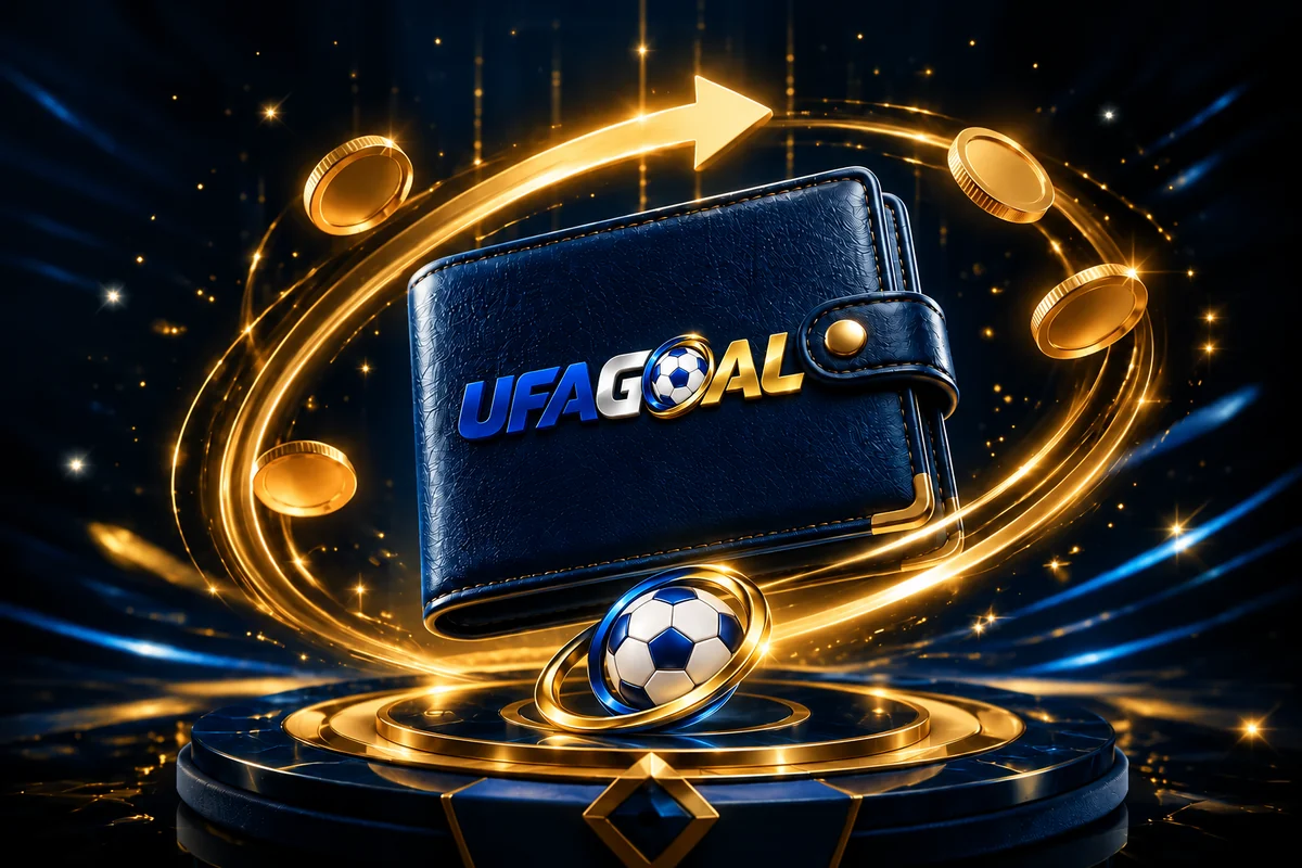 กระเป๋า UFAGOAL พร้อมเหรียญและวงแสงเงินคืน